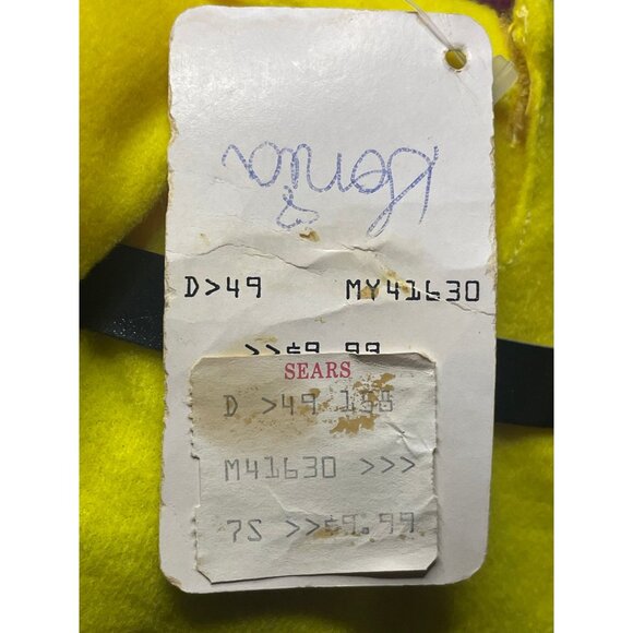 1987 Sears 50th Anniversary Snow White and the Seven Dwarfs Dopey Stuffed Plush - Picture 8 of 8